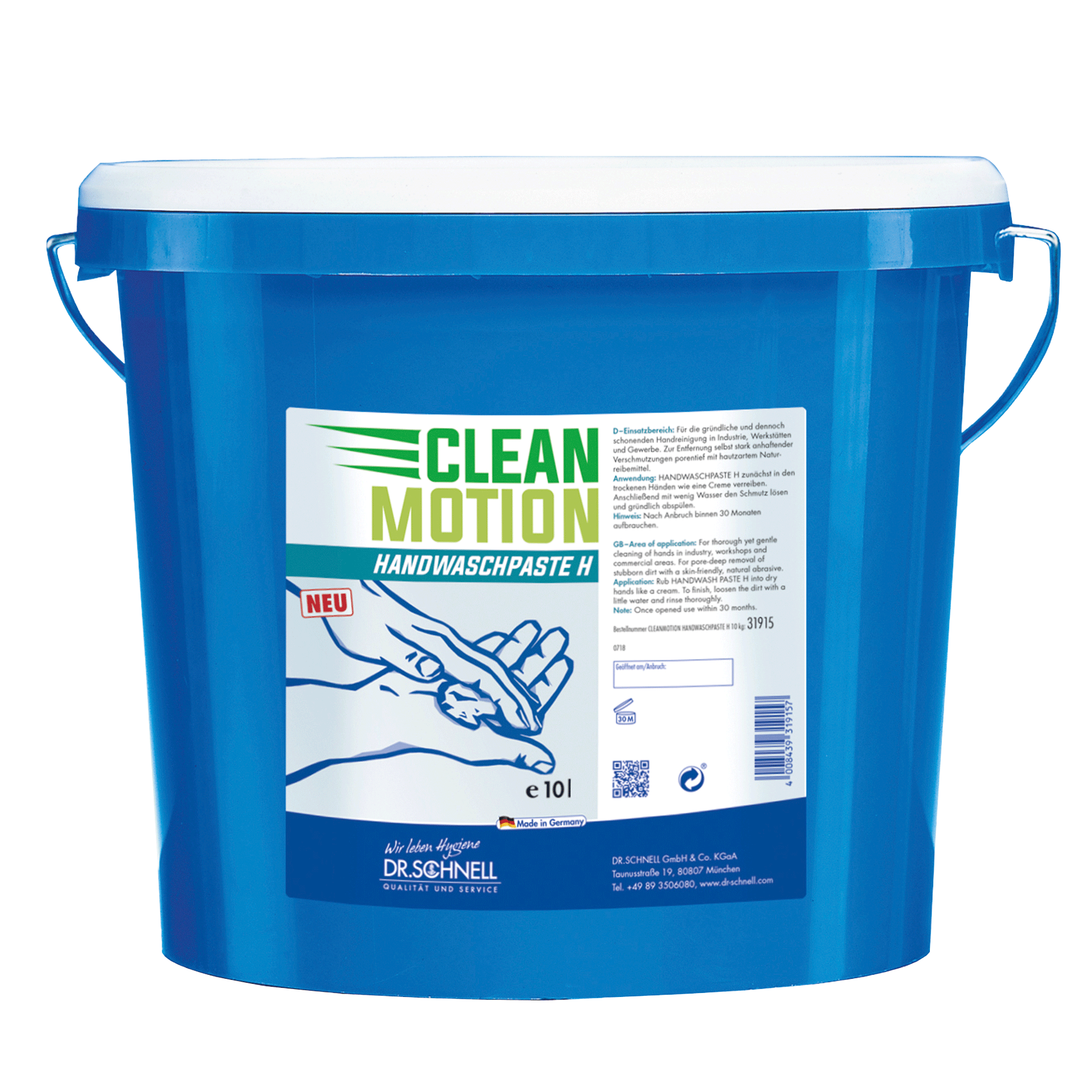 Cleanmotion Handwaschpaste 10 L